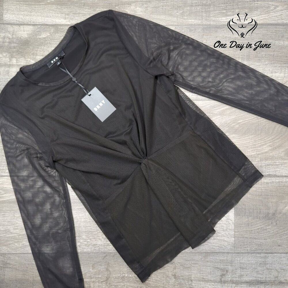 DKNY Long Sleeve Top Size M - Picture 1 of 5